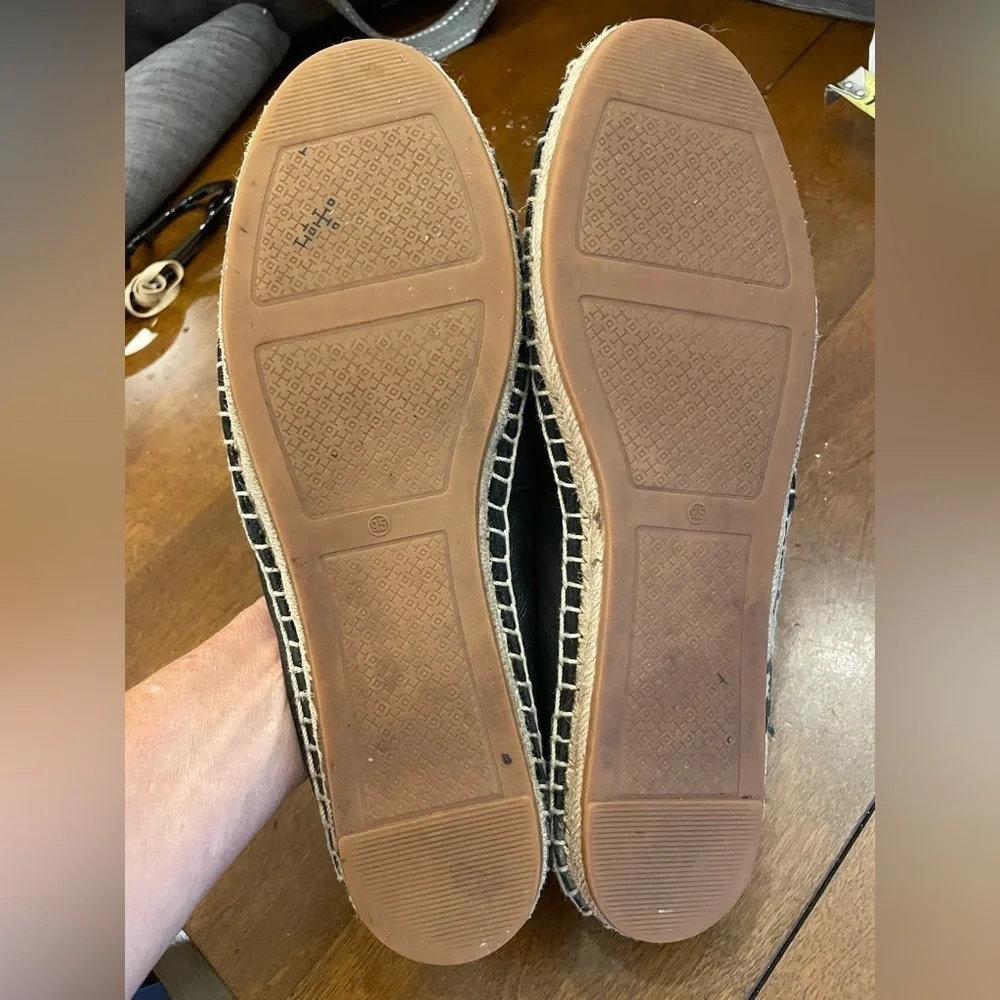 Tory Burch Black Ines Espadrilles 9.5
